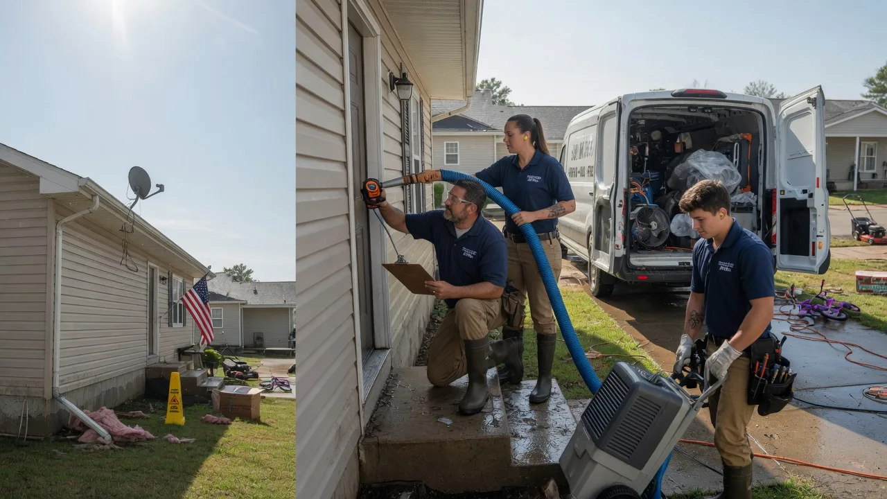 Ceiling Water Damage Restoration in Peachland, NC near me